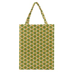 Pattern Halloween Pumpkin Color Green Classic Tote Bag