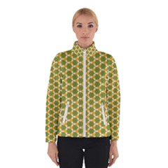 Pattern Halloween Pumpkin Color Green Winter Jacket