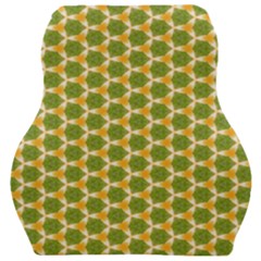 Pattern Halloween Pumpkin Color Green Car Seat Velour Cushion 