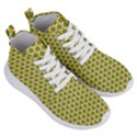 Pattern Halloween Pumpkin Color Green Women s Lightweight High Top Sneakers View3