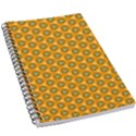 Pattern Halloween Pumpkin Color Leaf 5.5  x 8.5  Notebook View1