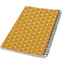 Pattern Halloween Pumpkin Color Leaf 5.5  x 8.5  Notebook View2