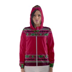 Ornaments Mexico Cheerful Women s Hooded Windbreaker