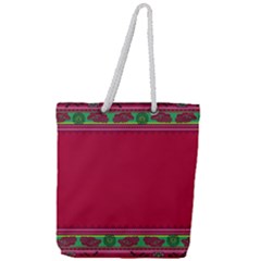 Ornaments Mexico Cheerful Full Print Rope Handle Tote (large) by HermanTelo