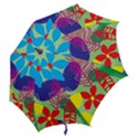 Pattern Leaf Polka Floral Hook Handle Umbrellas (Small) View2