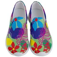 Pattern Leaf Polka Floral Men s Lightweight Slip Ons