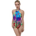 Pattern Leaf Polka Floral Go with the Flow One Piece Swimsuit View1