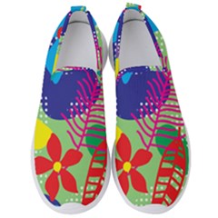 Pattern Leaf Polka Floral Men s Slip On Sneakers