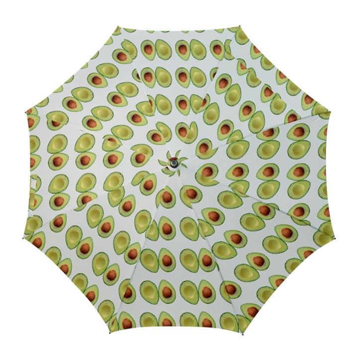 Pattern Avocado Green Fruit Golf Umbrellas