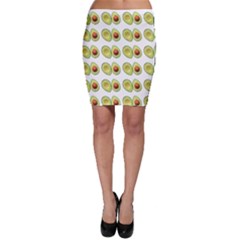 Pattern Avocado Green Fruit Bodycon Skirt