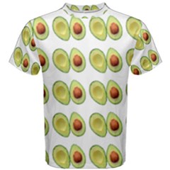 Pattern Avocado Green Fruit Men s Cotton Tee by HermanTelo