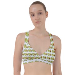 Pattern Avocado Green Fruit Sweetheart Sports Bra