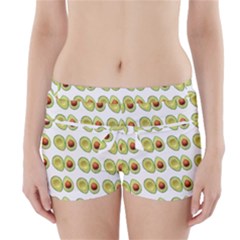 Pattern Avocado Green Fruit Boyleg Bikini Wrap Bottoms by HermanTelo