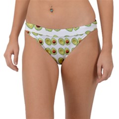 Pattern Avocado Green Fruit Band Bikini Bottom by HermanTelo