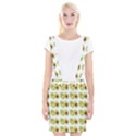 Pattern Avocado Green Fruit Braces Suspender Skirt View1