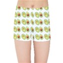 Pattern Avocado Green Fruit Kids  Sports Shorts View1