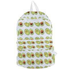 Pattern Avocado Green Fruit Foldable Lightweight Backpack