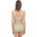 Pattern Avocado Green Fruit Cage Up Bikini Set View2