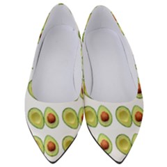 Pattern Avocado Green Fruit Women s Low Heels by HermanTelo