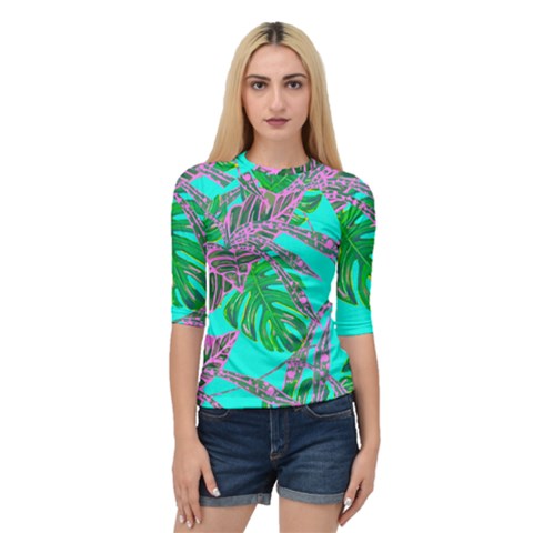 Painting Oil Leaves Nature Reason Quarter Sleeve Raglan Tee by HermanTelo