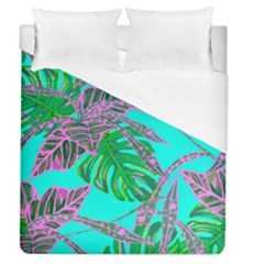 Painting Oil Leaves Nature Reason Duvet Cover (queen Size)