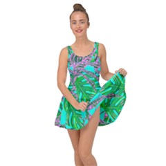 Painting Oil Leaves Nature Reason Inside Out Casual Dress