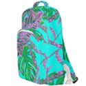 Painting Oil Leaves Nature Reason Double Compartment Backpack View1