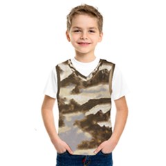 Mountains Ocean Clouds Kids  Sportswear by HermanTelo