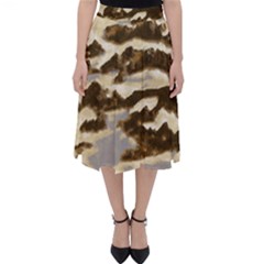 Mountains Ocean Clouds Classic Midi Skirt