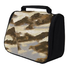 Mountains Ocean Clouds Full Print Travel Pouch (small)