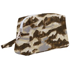 Mountains Ocean Clouds Wristlet Pouch Bag (large)