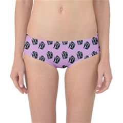 Girl Face Lilac Classic Bikini Bottoms by snowwhitegirl