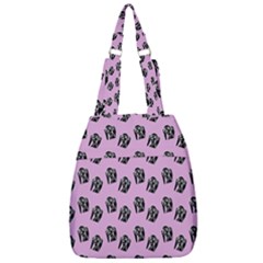 Girl Face Lilac Center Zip Backpack by snowwhitegirl