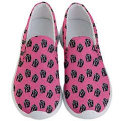 Girl Face Pink Men s Lightweight Slip Ons by snowwhitegirl