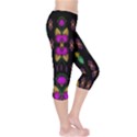 Roses As Lotus Flowers Decorative Capri Leggings  View4