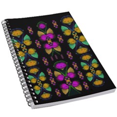 Roses As Lotus Flowers Decorative 5 5  X 8 5  Notebook by pepitasart