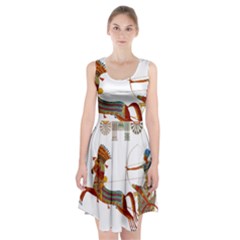 Egypt Egyptian Pharaonic Horses Racerback Midi Dress by Sapixe