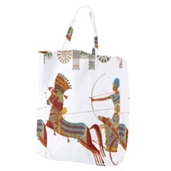 Egypt Egyptian Pharaonic Horses Giant Grocery Tote by Sapixe