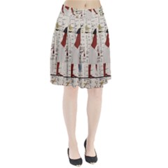 Egyptian Design Men Worker Slaves Pleated Skirt by Sapixe