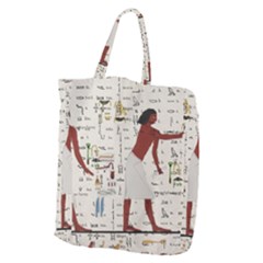 Egyptian Design Men Worker Slaves Giant Grocery Tote by Sapixe