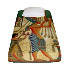 Egyptian Man Sun God Ra Amun Fitted Sheet (single Size)