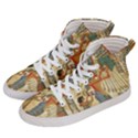 Egyptian Man Sun God Ra Amun Men s Hi-Top Skate Sneakers View2