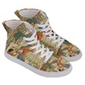 Egyptian Man Sun God Ra Amun Men s Hi-Top Skate Sneakers View3