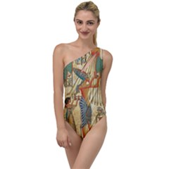 Egyptian Man Sun God Ra Amun To One Side Swimsuit by Sapixe