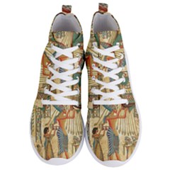 Egyptian Man Sun God Ra Amun Men s Lightweight High Top Sneakers by Sapixe