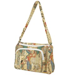 Egyptian Man Sun God Ra Amun Front Pocket Crossbody Bag by Sapixe