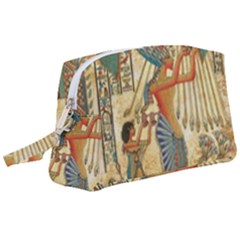 Egyptian Man Sun God Ra Amun Wristlet Pouch Bag (large)