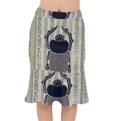 Egyptian Design Beetle Mermaid Skirt by Sapixe