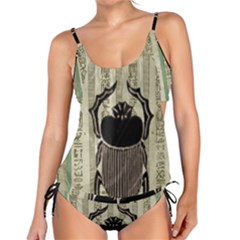 Egyptian Design Beetle Tankini Set by Sapixe