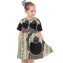 Egyptian Design Beetle Kids  Sailor Dress by Sapixe